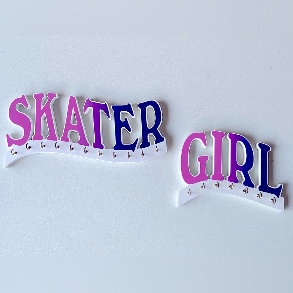 “Skater Girl” Wooden Medal Holders